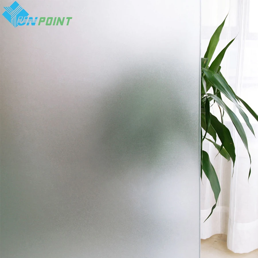 Self-Adhesive Frosted Window Stickers Translucent Opaque Anti-Lighting Bedroom Bathroom Glass Film Office Door Privacy Wallpaper