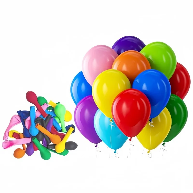 Thickened balloons Assorted Colors Latex Balloons For Kid\'s Birthday Party 10 Inches Rianbow Colorful Party Balloons Decorations