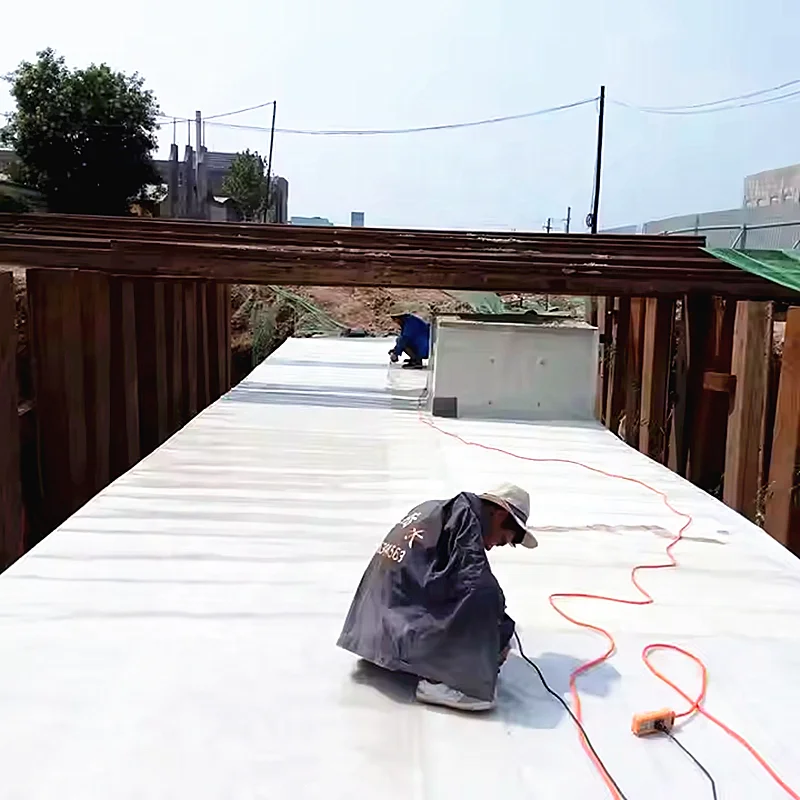 Self-Adhesive Roofing PVC Waterproofing Membrane for Easy Installation-10x10 cm sample