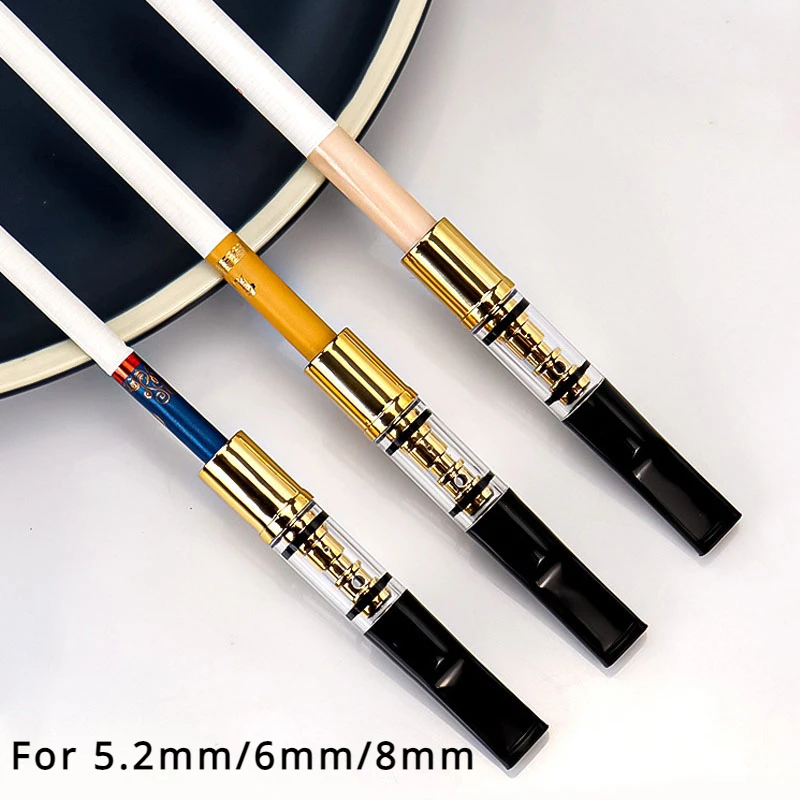 5Pcs/set Acrylic Multifunction Cigarette filter Popular Tar Filtration Smoke Mouthpiece Healthy Microfilter Hookah Pipe Men Gift