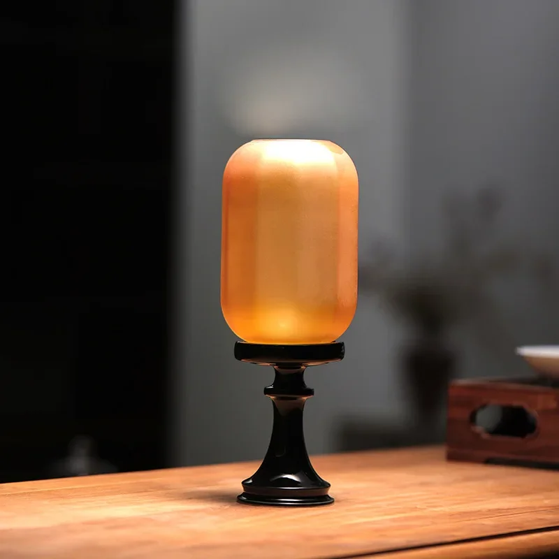 Antique household scented candle holder, Chinese Zen antique lamp