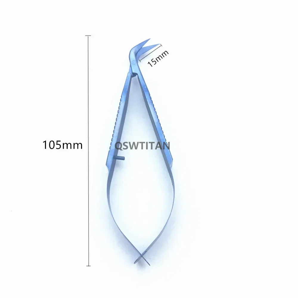 Ophthalmic Keratoplasty Scissors Titanium Microsurgical Practice Instrument Ophthalmic Scissors
