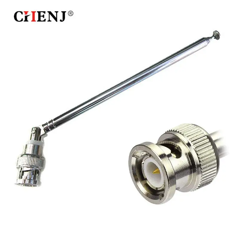 Fm Radio Antenne Bnc Connector Telescopische Antenne 0.7M Rvs
