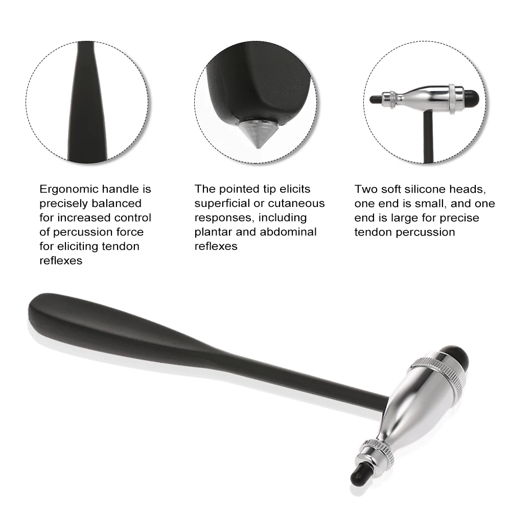 Neurological Reflex Hammer Muscle Diagnostic Hammer Health Care Percussor Leg Back Relaxation Massage Tool