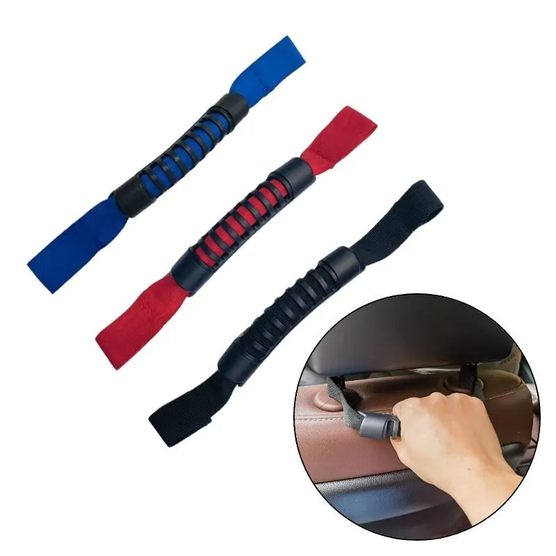 Car Rear Seat Handle Car Safety Grab Handles Universal Car Armrest Rear Passenger Headrest Safety Armrest 2Pcs Car Grab Handle