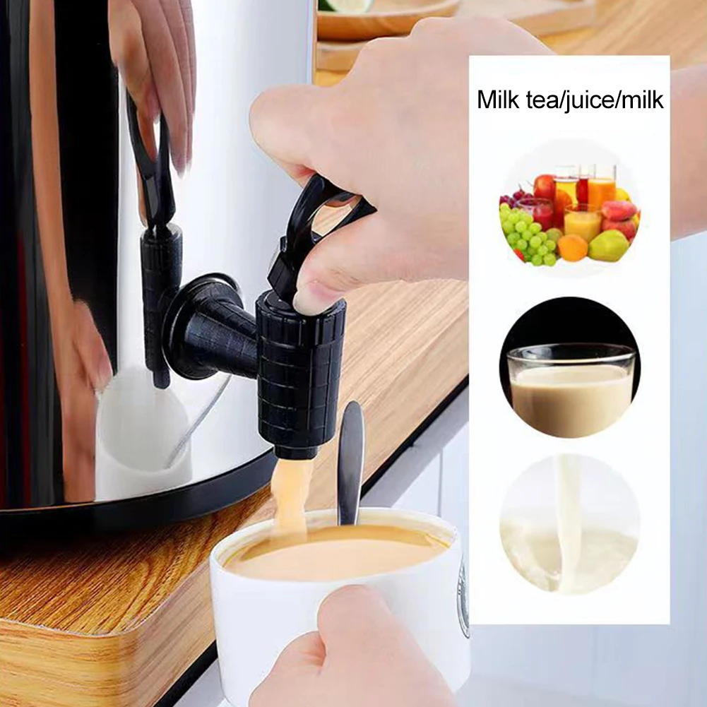 

Milk Tea Barrel Drink Bucket Stainless Steel Insulated Beverage Dispenser with Faucet for Thermal Insulation Milk Tea Juice Beer