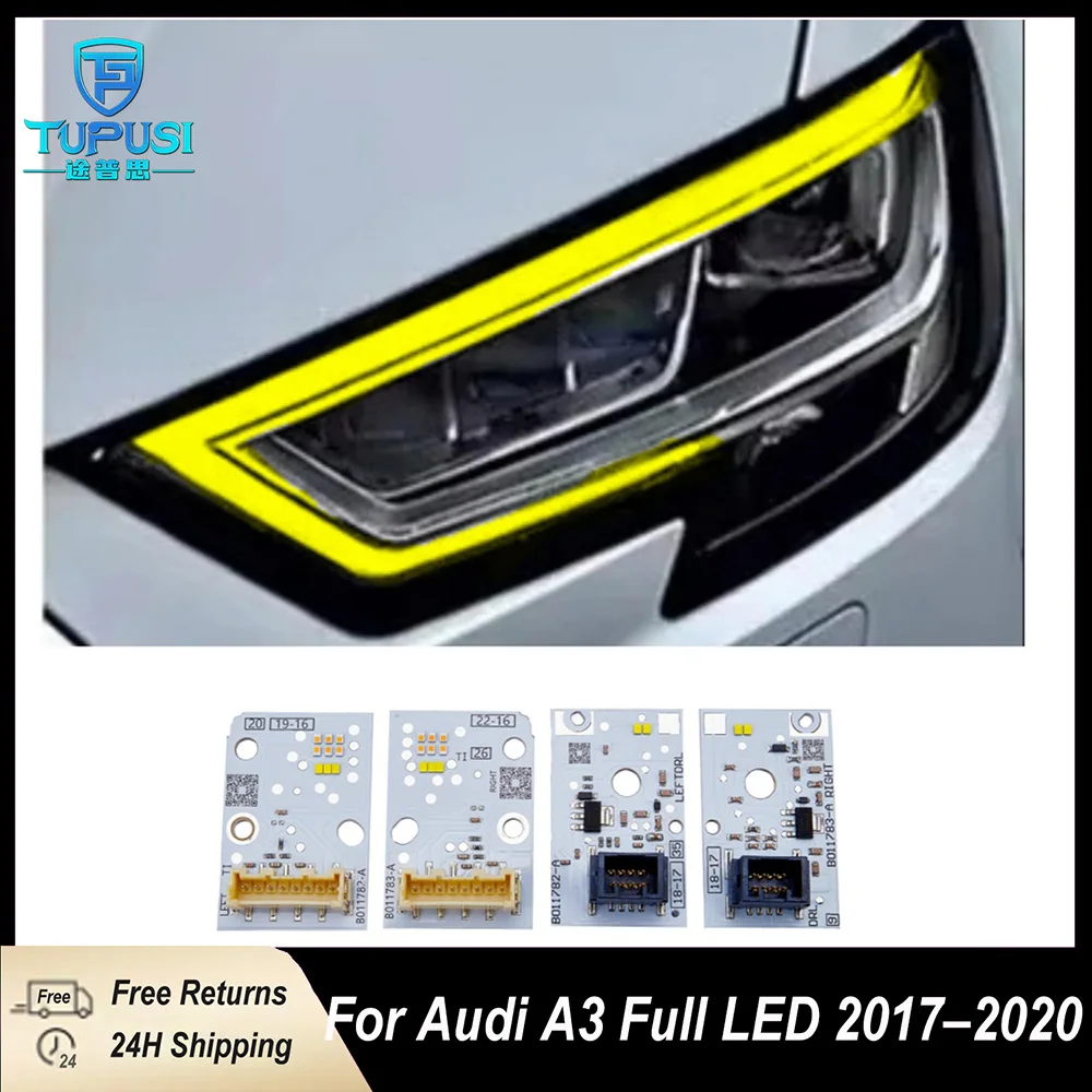 

car LED yellow headlight DRL chip Ballast chip circuit board light source board yellow light microchip For Audi A3 8V full LED