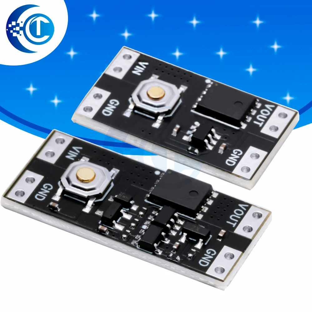 1/5PCS XL-10AL XL-10AH Single Bond Button Bistable Micro One Key Switch Module 3.5-5.4V 4.5-26V 300nA 1.3uA Load 10A Low Power