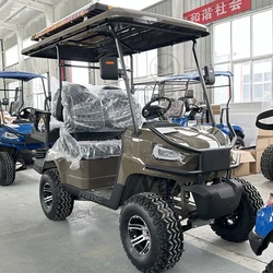 Brand New 4 Seater Electric Golf Carts Adults 5KW 7KW Powerful Motor Lifted Electric Golf Hunting Cart with Remote Control