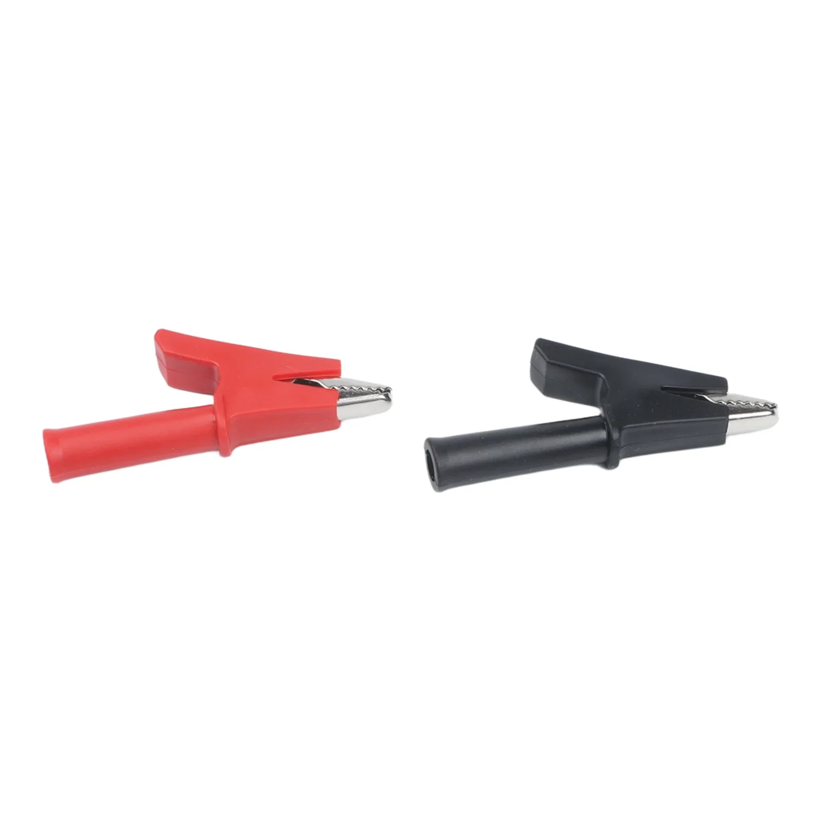 1000V 20A Clips Banana Socket Test Clip Crocodile Clips For Multimeter Crocodile Clips Nickel-plated Copper Material