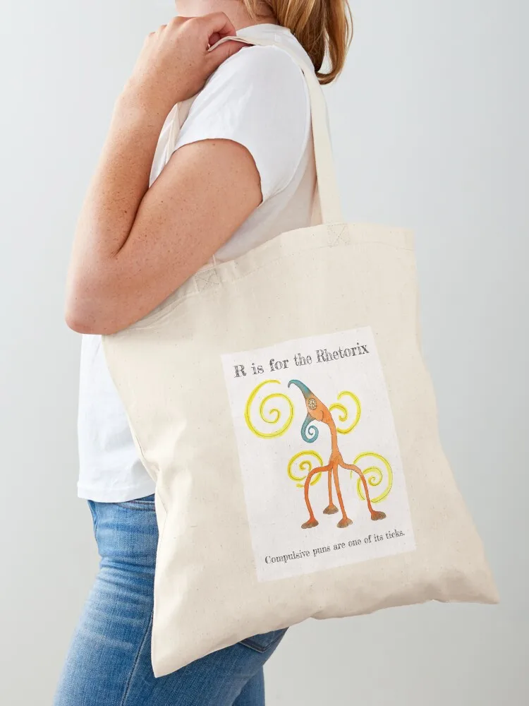 

A Bestiary: The Rhetorix Tote Bag Women bags custom fabric bag tote bag men reusable shopping
