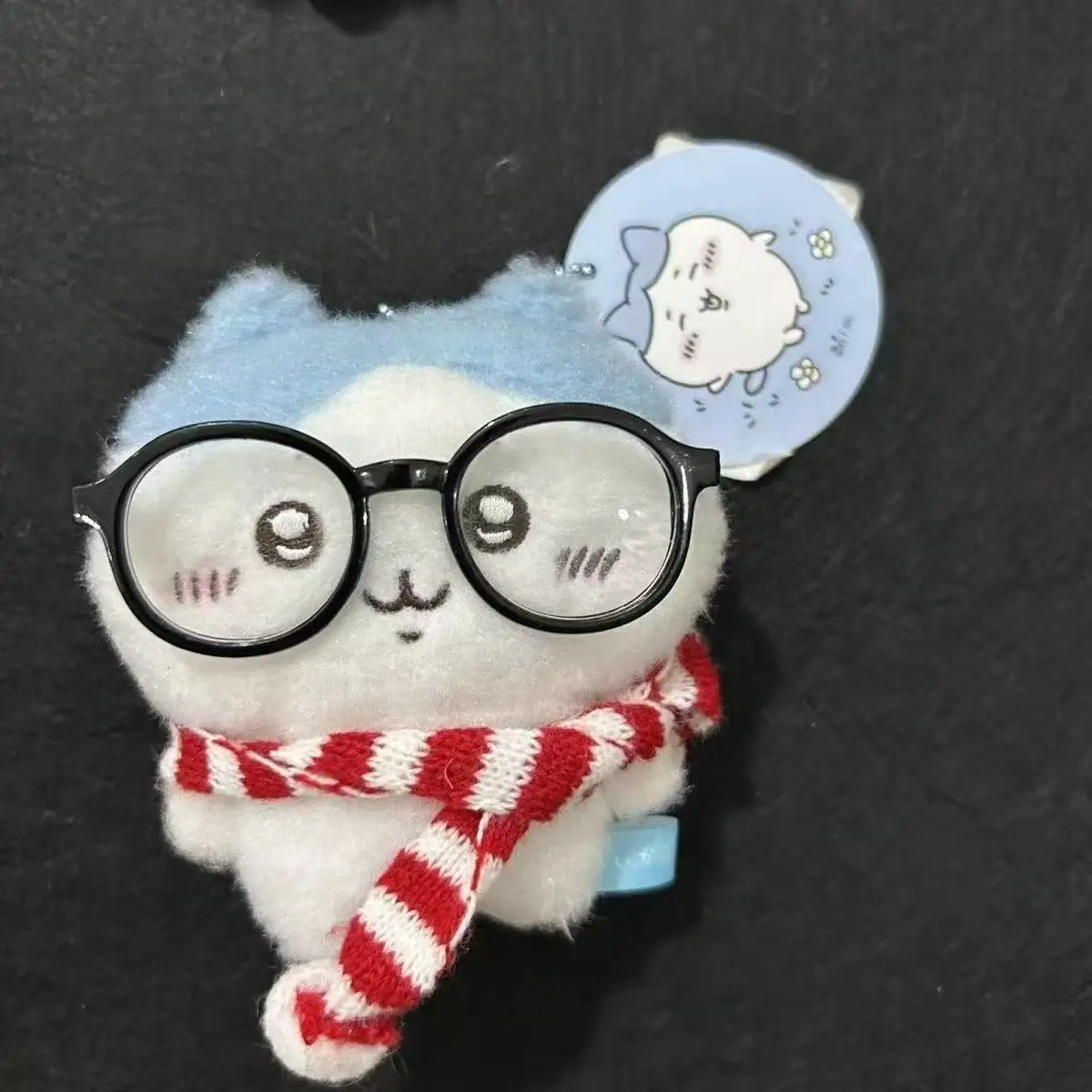 Chiikawa cute plush doll pendant limited scarf eyes