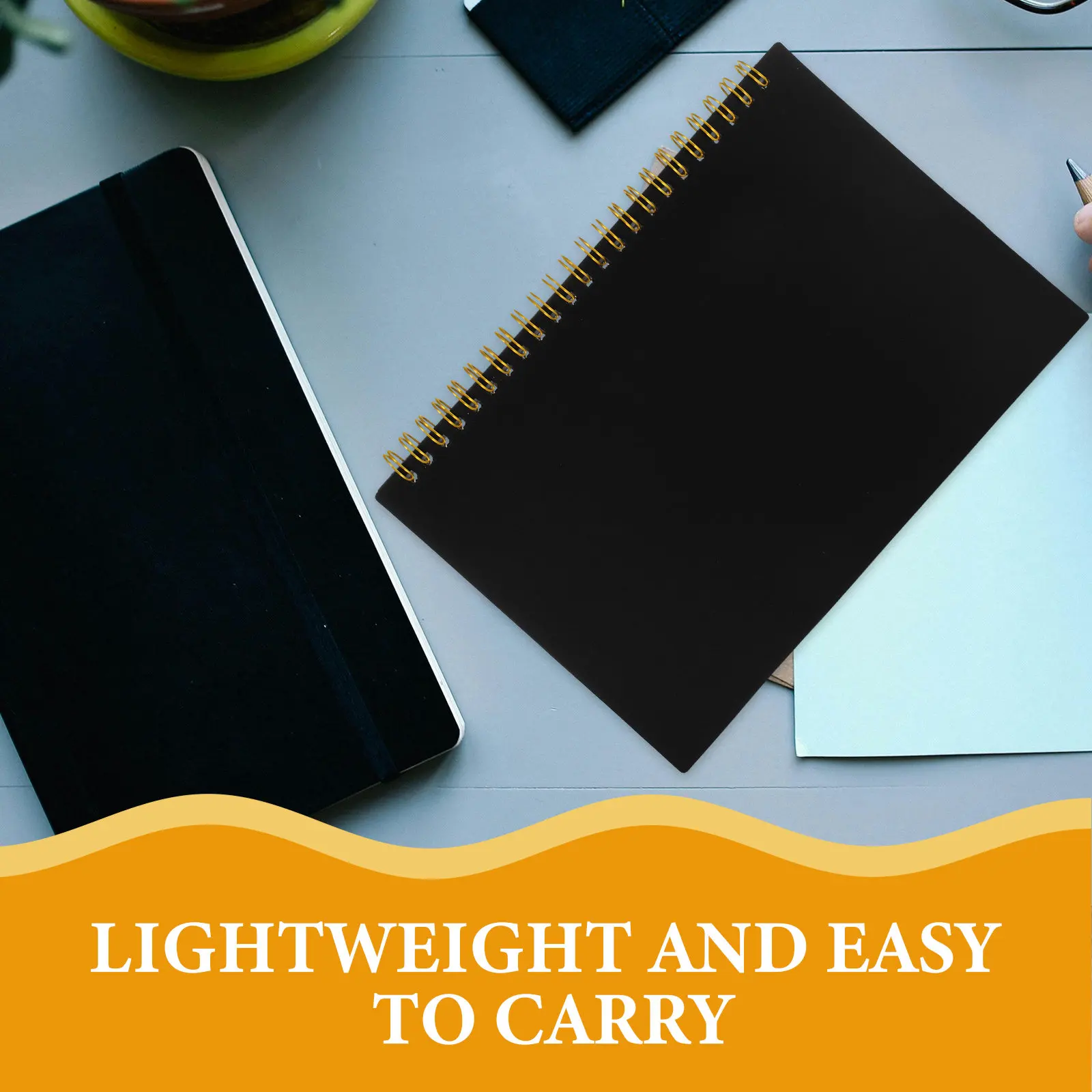 Inventory Log Book Blank Lined Pages PP Cover Stock Tracking Record Keeping Financial Ledger Accounting Notebook for Office - view 4