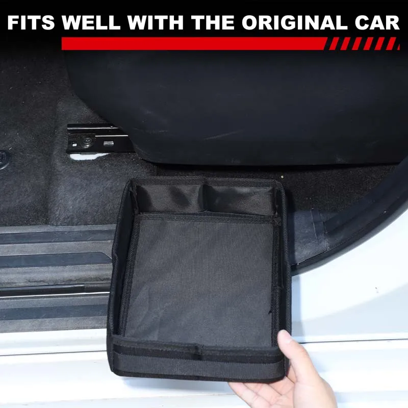 Under Front Seat Pull-out Storage Drawer Box Interior Accessories For Toyota Tundra 2022