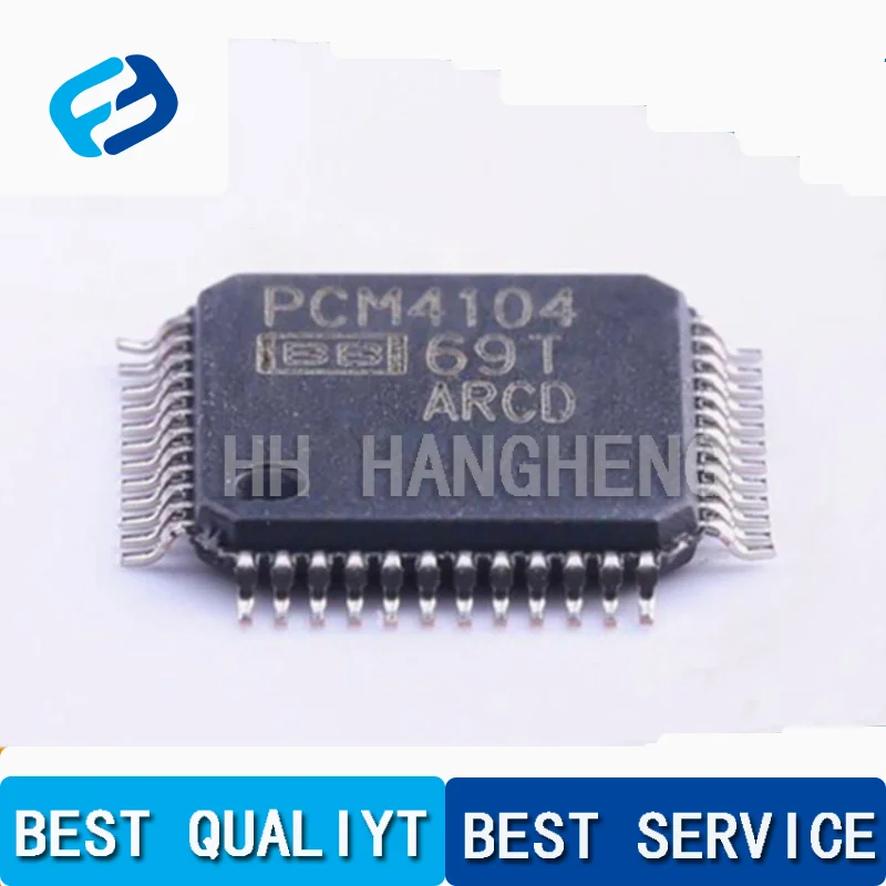 

5pcs/lot PCM4104PFBR PCM4104PFBT PCM4104 TQFP-48 Audio Digital To Analog Converter IC