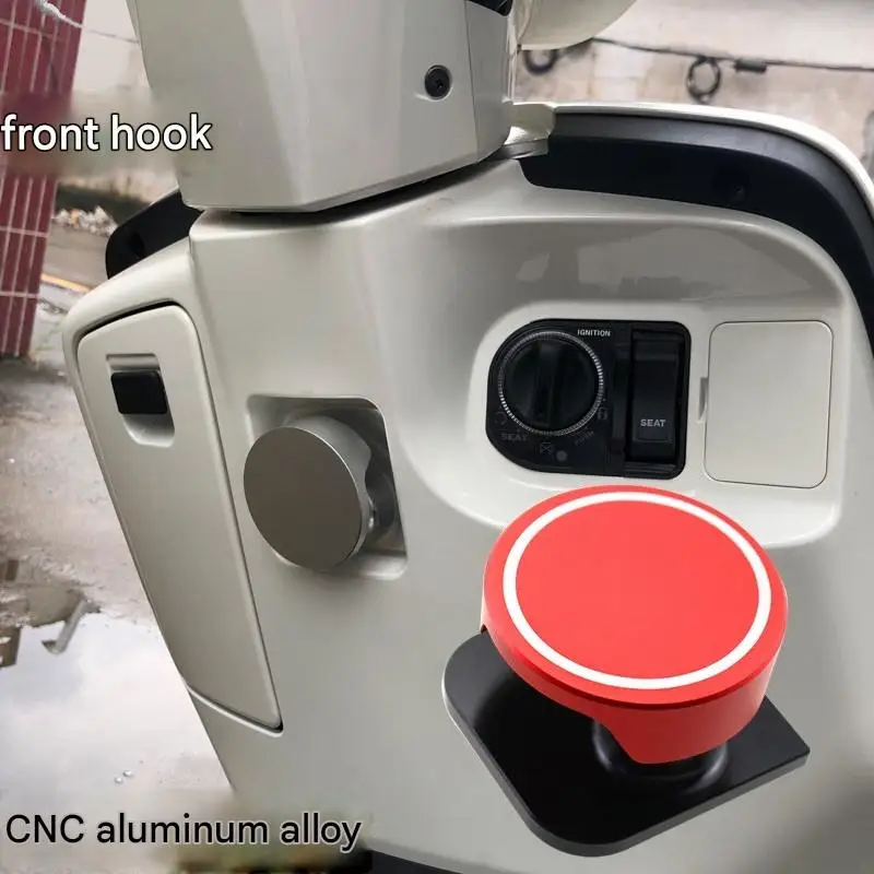 For NS125LA, the accessory for extending the CNC aluminum alloy storage helmet with rotating front hook