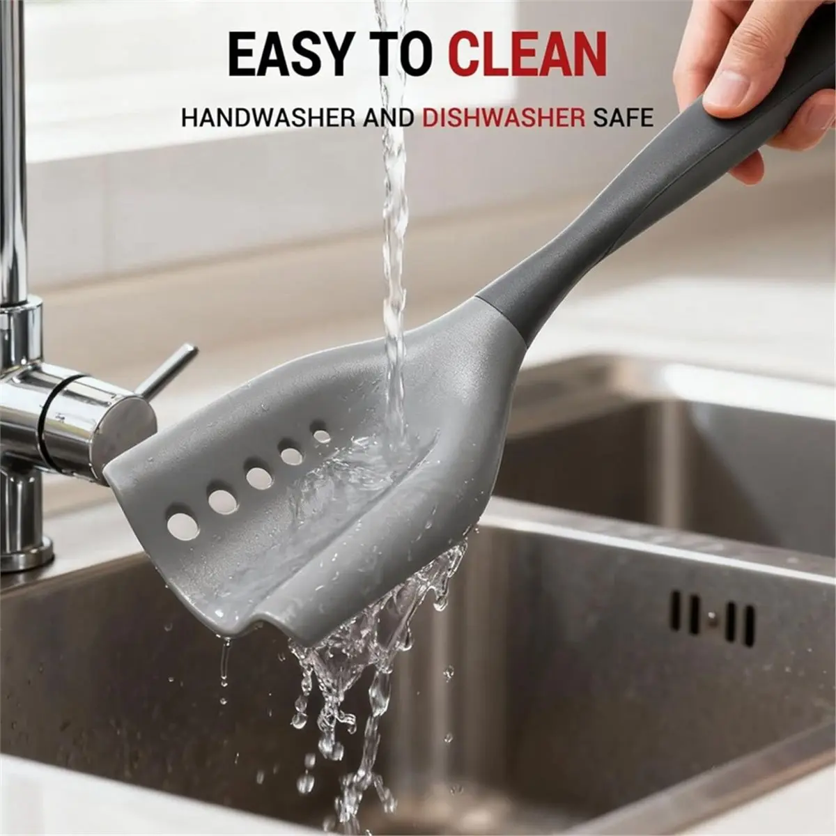 Mincing Spatula Meat Chopper, Hamburger Grinder,Smasher for Ground Beef, Potato Mix Tool, Meat & Poultry Tenderizers