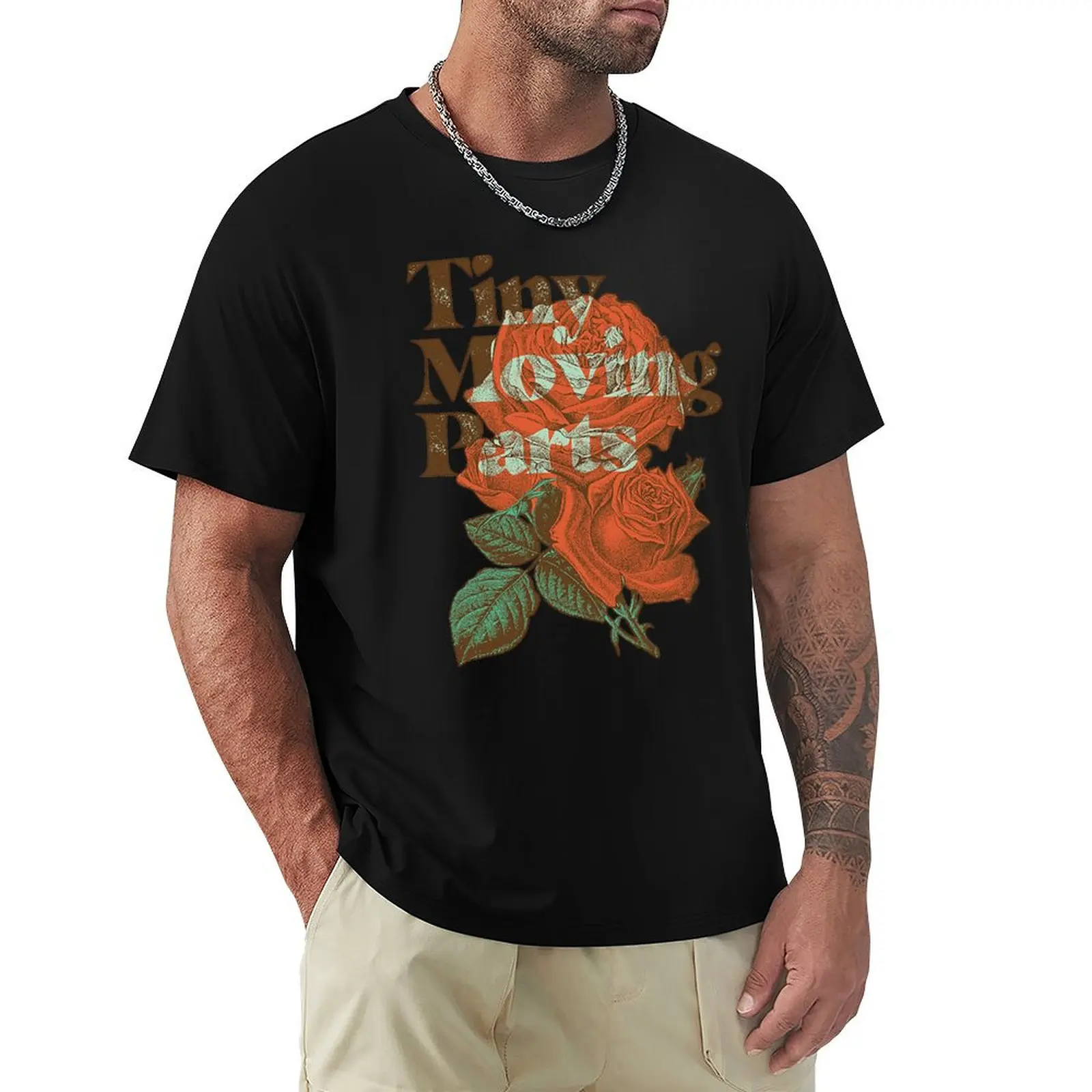 

Fourti Tiny Moving Full American Roses T-Shirt blue archive essential t shirt sports fans graphic t shirts mens plain t shirts