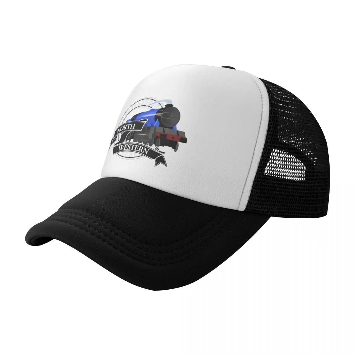 North Western Train Logo Baseball Cap men's big size hat Big Size Hat Hat Beach Icon Boy Women's