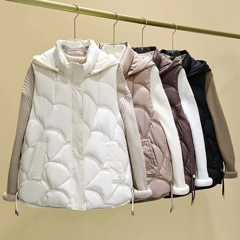 New Autumn Winter Vest Women Thick Warm Down Vest Loose Jacket Casual Outerwear Short Waistcoat Windproof Vest Coats Female Tops