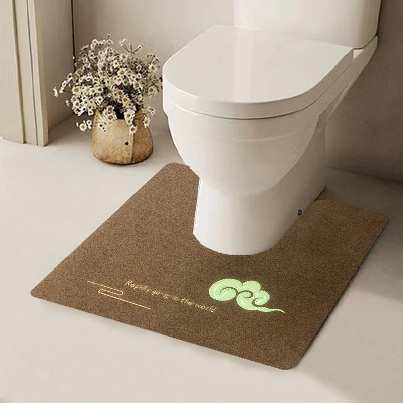 

Напольный коврик UToilet для домашнего использования, светящийся, водонепроницаемый, грязеотталкивающий, легко чистится.