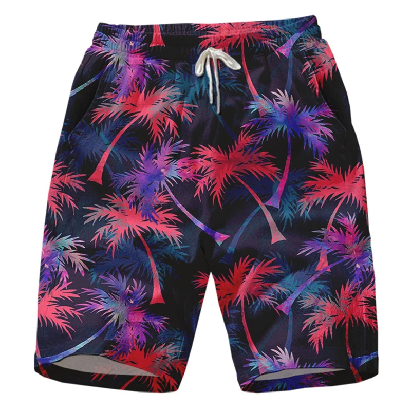 Beach Shorts Swimwear Tropical 2024 Summer Casual Men's Drawstring Swim Shorts 3D Printed Shorts Pool Party Shorts Vacation Wear