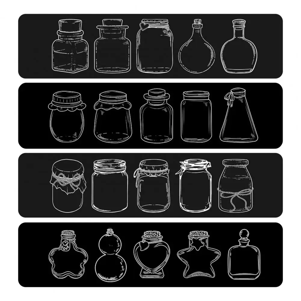 DIY透明ドライフラワーブックマーク、手作りブックマーク、グラスウェアステッカー、ページクリップ、学用品、80個、セット