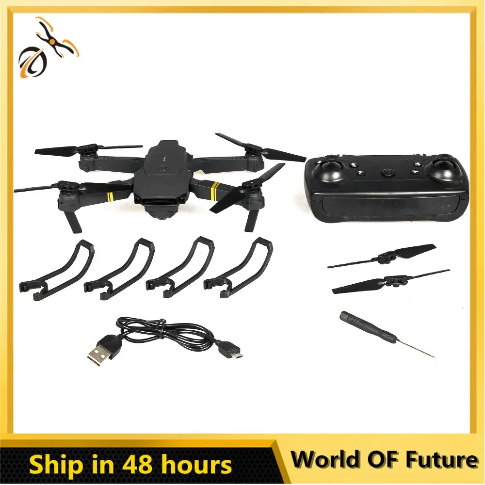 4K Eachine E58 드론 WIFI FPV, 광각 카메라 홀드 모드 접이식 암 RC 쿼드콥터 프로 RTF 드론 6축 회전 RC 드론