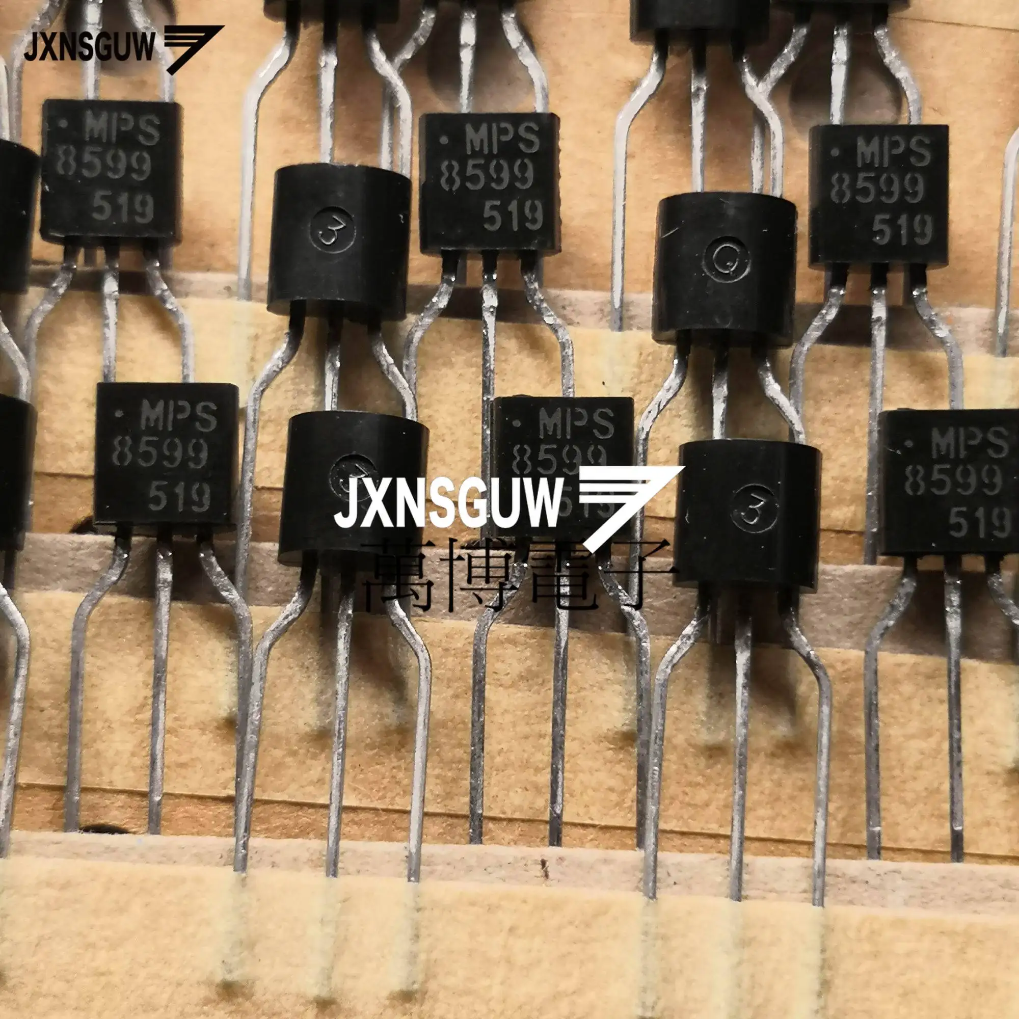 10PCS ON MPS8599 TO-92 Transistor 8599 Audio pair tube power MPS8599 Transistor Triode Taping laser word Made in Thailand