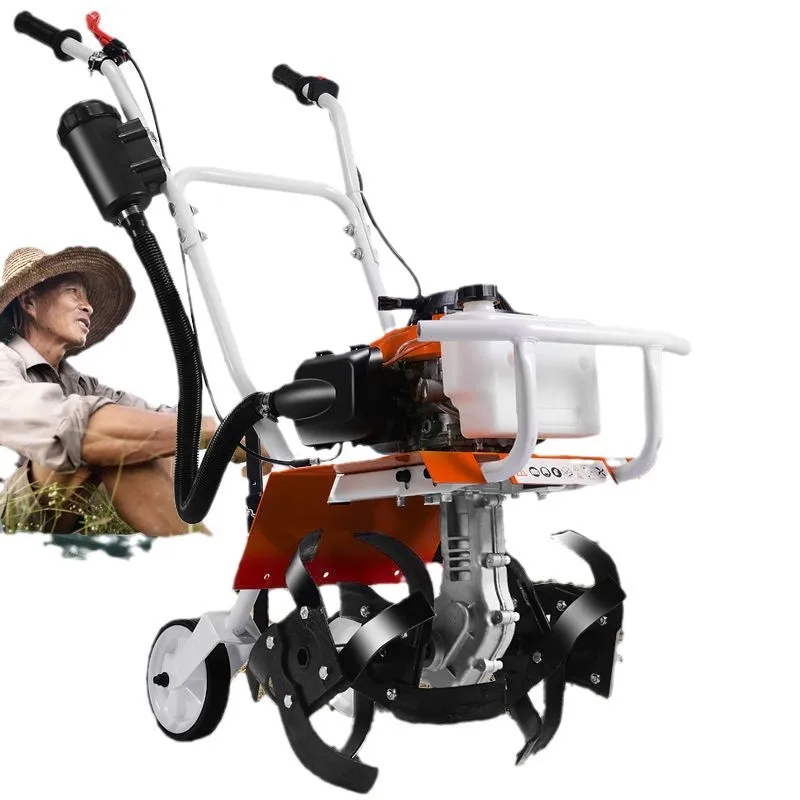 

High power rotary tiller, multi-function tiller, small micro tiller