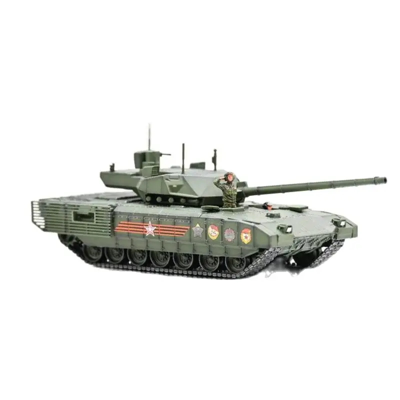 

12166PE 1/72 Scale Russian T14 Armata Main Battle Tank Parade Product Militarized Combat Crawler Tank Fighting Vehicle Model