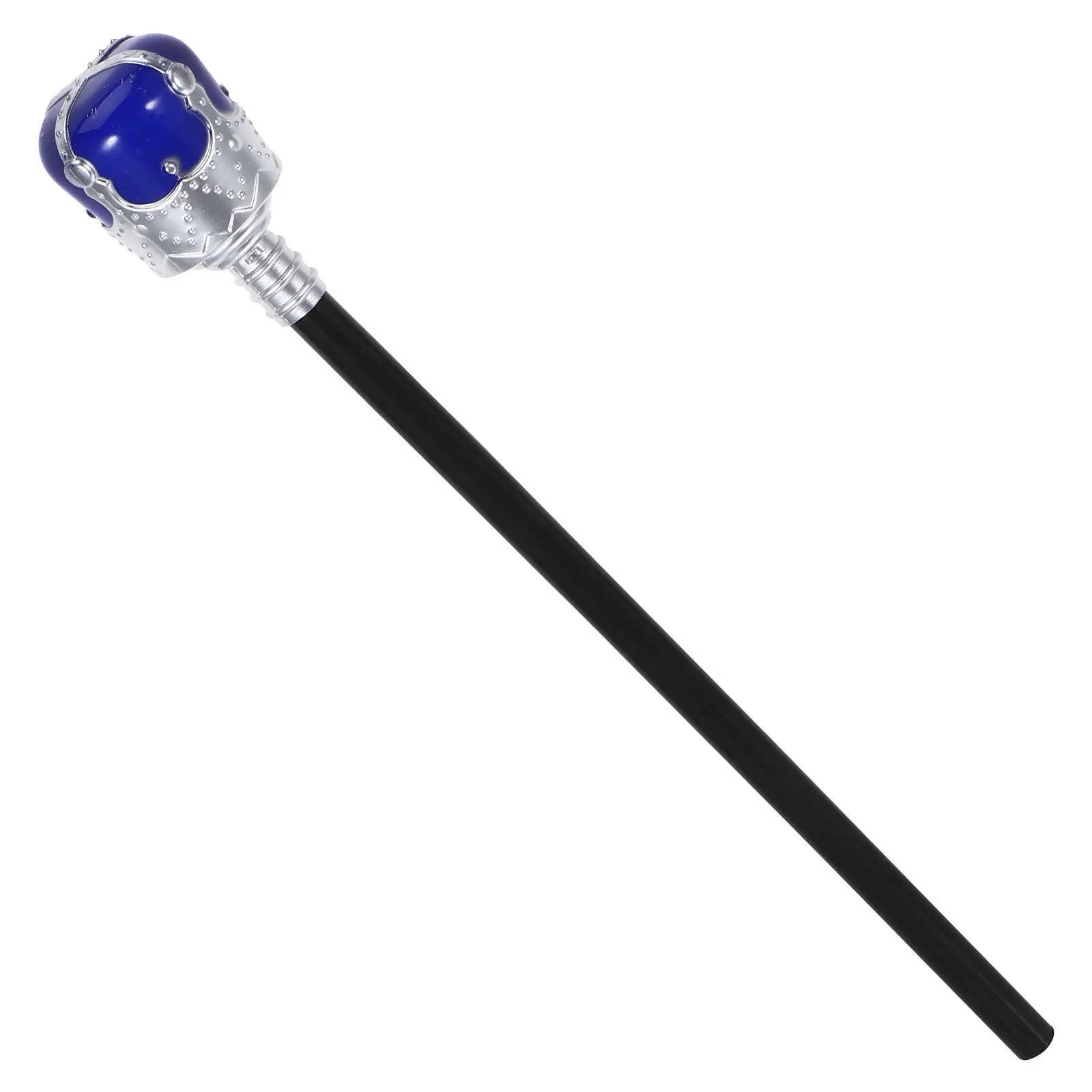 عصا المشي المزخرفة من البلاستيك خفيفة الوزن للهالوين من King Cane Prop لأداء مرحلة الحفلات الملكية #4