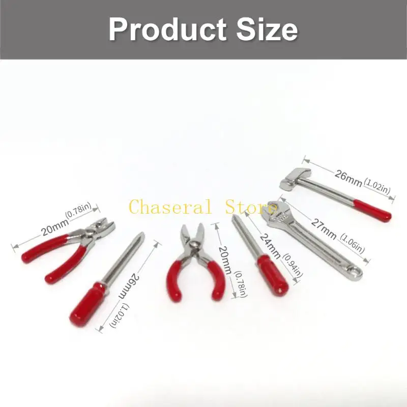 E7ce criança segura ferramenta jardinagem miniatura acessório exibição cena para decorações casa boneca