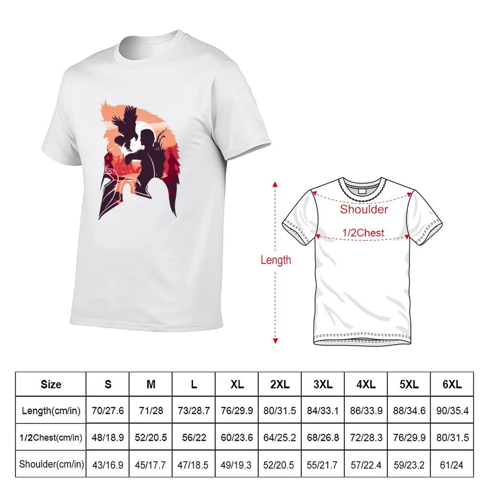 Eagle Bearer Warrior T-Shirt Fashion Simple Casual Tee Shirt