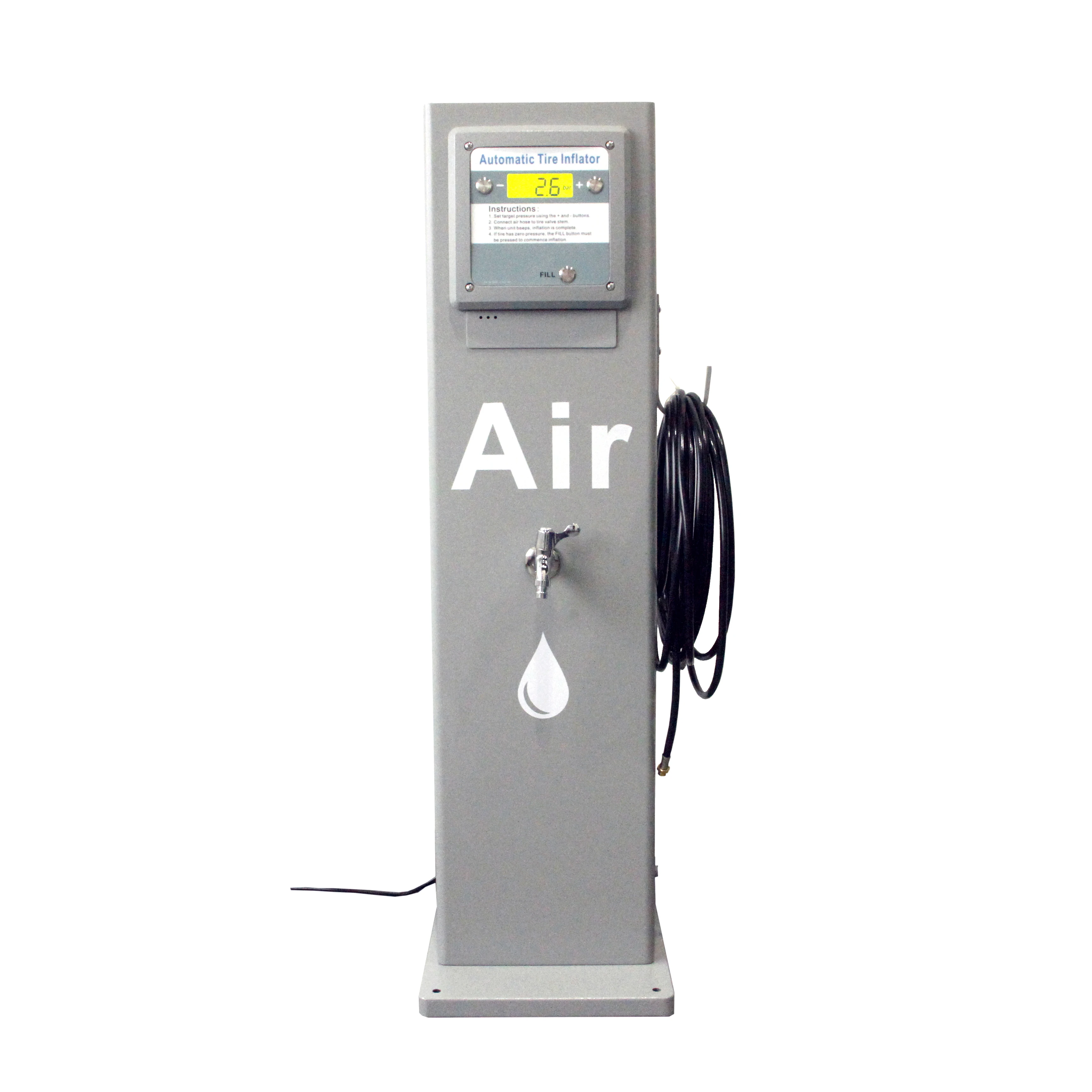 

G5 Outdoor Card Coin Waterproof Gas Station Automatic Tyre Inflators Motorcycles Digital Airpumps Stand Cars Truck Tire Inflator