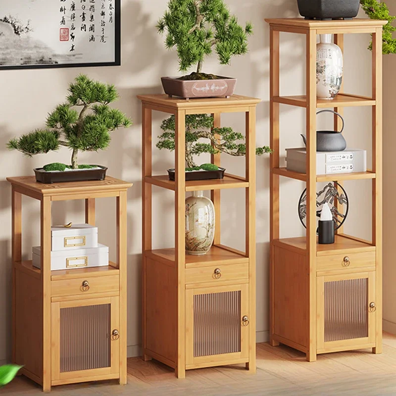 رفوف نباتات خشبية إسكندنافية رف زهور أصلي رفوف نباتات داخلية متعددة الطبقات أثاث حديقة خارجي Porte-plantes FYPS #1