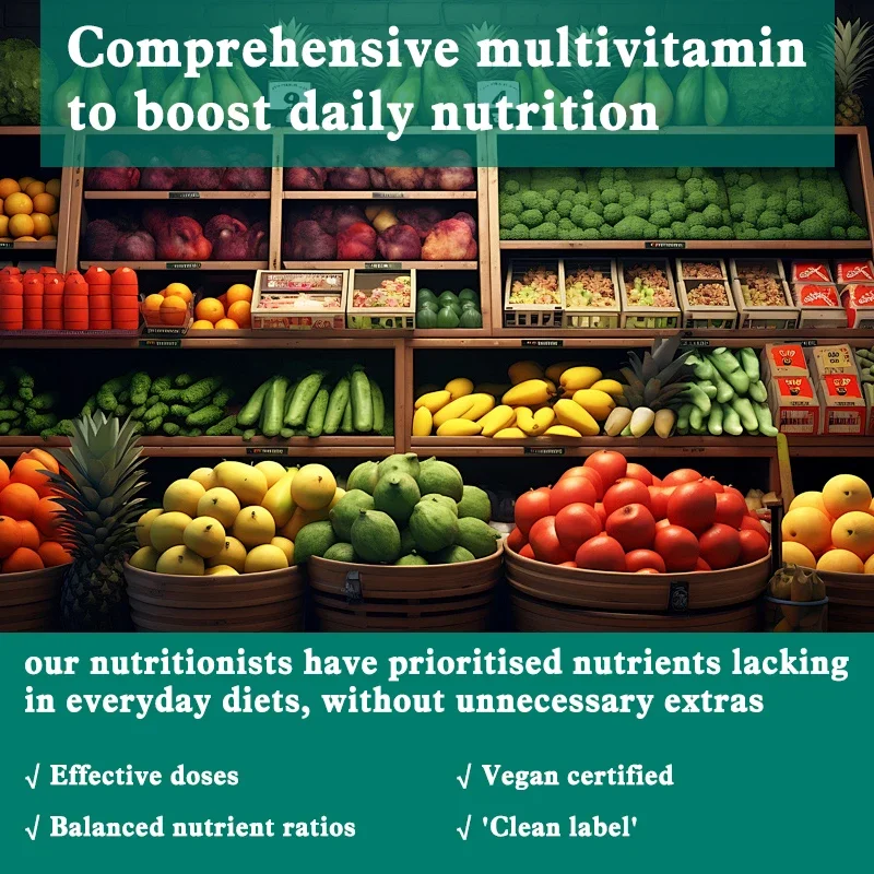 Multivitamin and Mineral Supplements - Promote Normal Muscle Growth, Promote Blood Circulation, and Improve Anemia