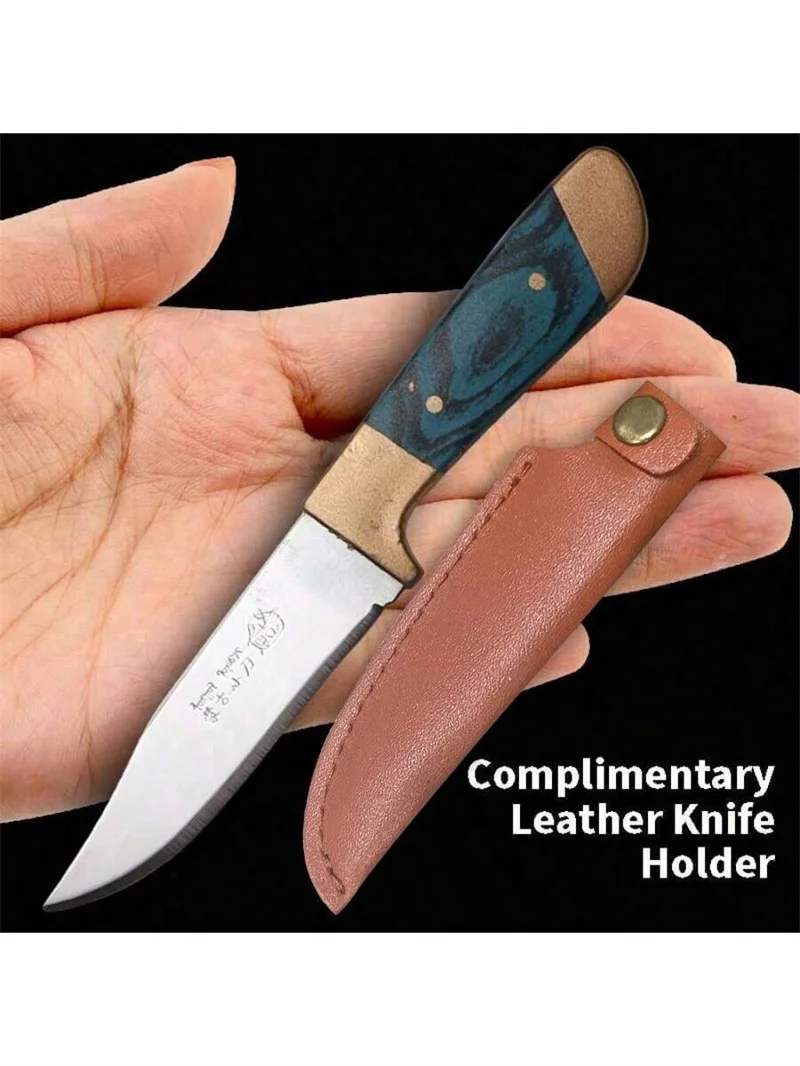 1pc Knife Stainless Steel Meat Cutting Knife Portable Steak Knives Camping Hiking and More Outdoor Kitchen Accessories view 3
