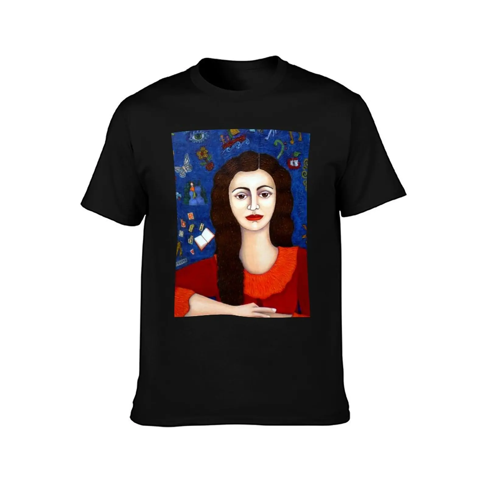 My Violeta Parra portrait T-Shirt Summer Casual Cotton Tee Oversized Streetwear Tops Vintage Graphic Print Unisex Men Women