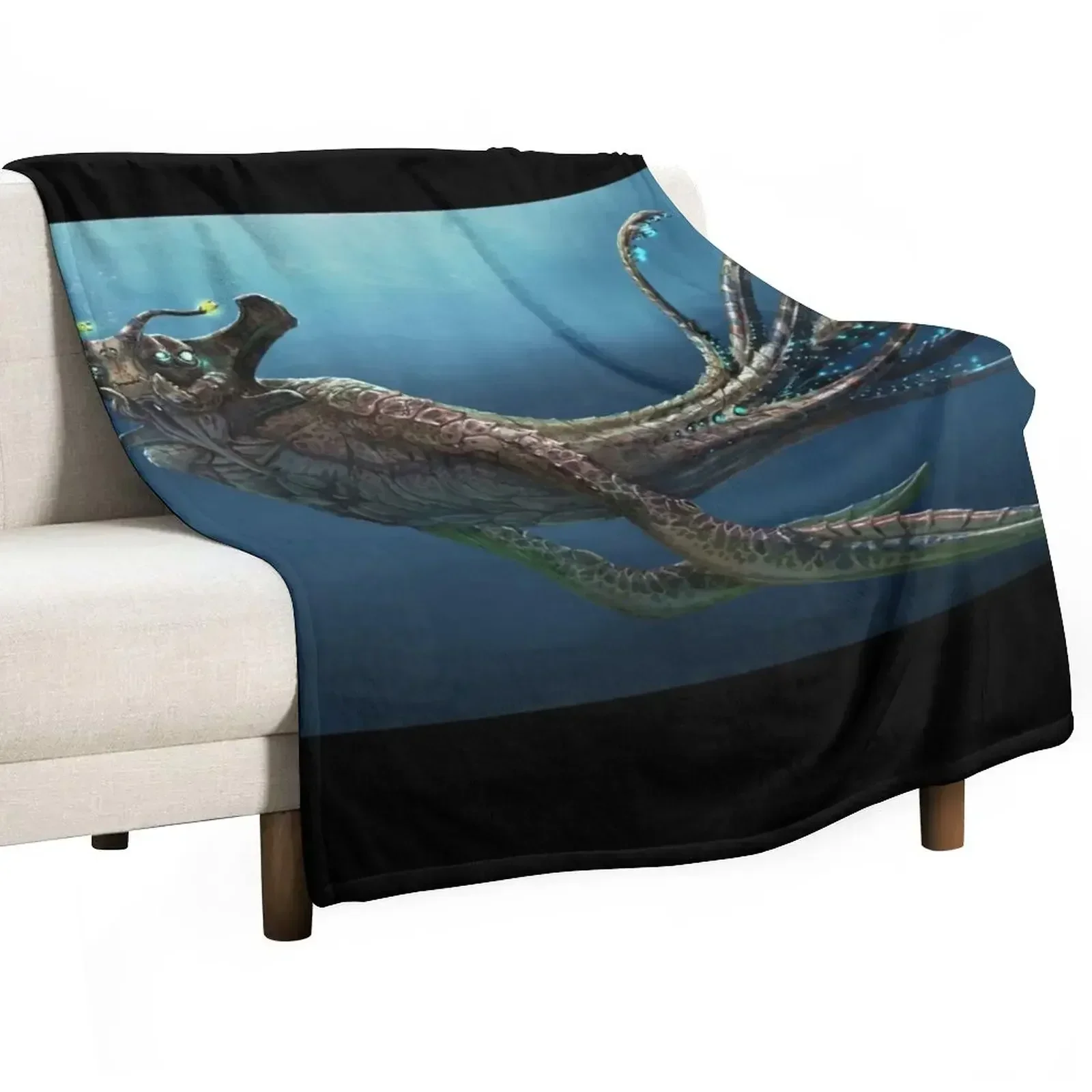 

Sea Emperor Transparent Throw Blanket Elegant Warm Throw Blanket for Hotel Home