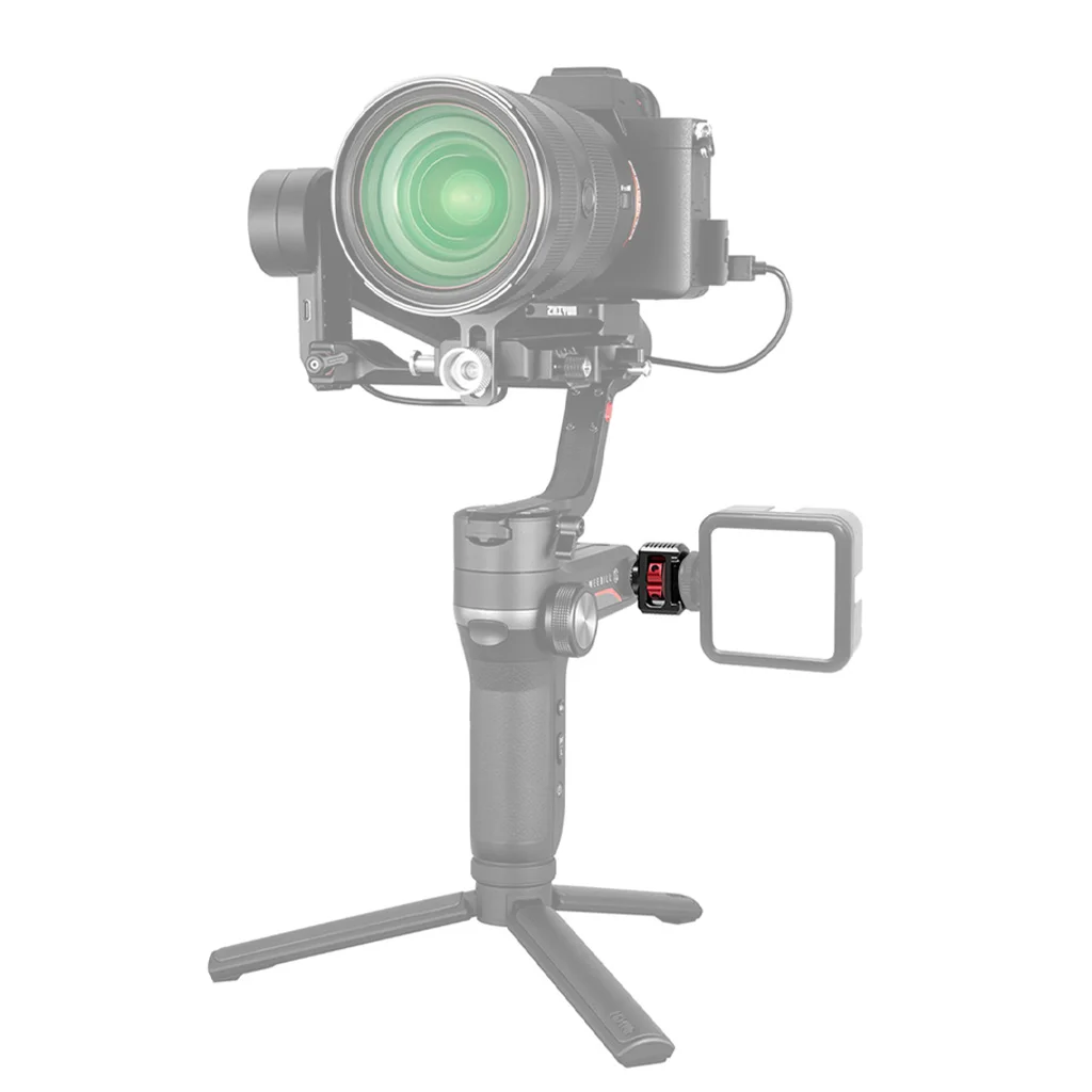 Verstellbare Kaltschuh-Verlängerungsplatte für ZHIYUN Weebills Gimbal 1/4 Zoll Schraube Arri Schnellwechselhalterung für Monitor-Mikrofon-Videoleuchte – Detail 9