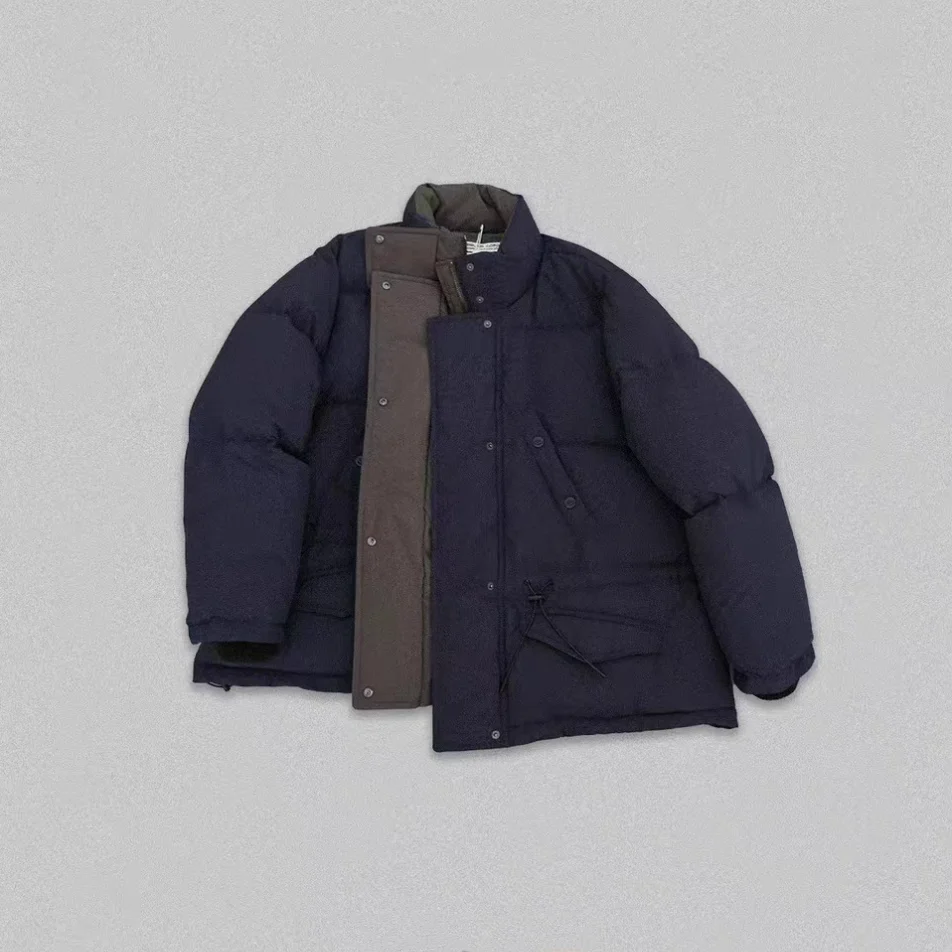 ERUME Qui Release Color Blo Dstring الخصر 90 أوزة أسفل فضفاضة دافئة خفيفة الوزن منتفخة Jaet ملابس خارجية شتاء 2025