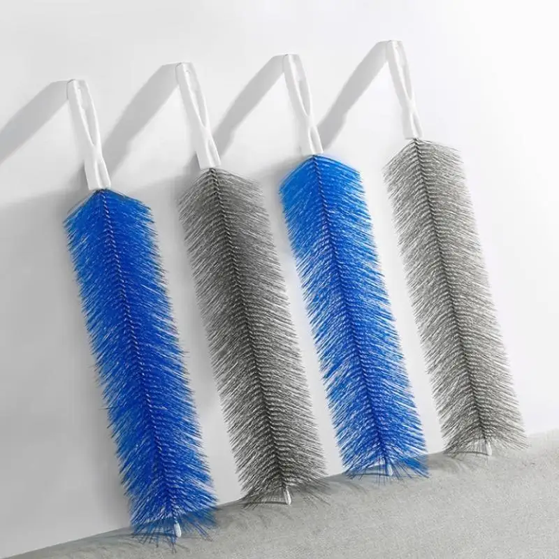 Bendable Fan Brush Ultra Fine Bristles Long Handle Dust Remover For Air Conditioner Furniture Shutter Cleaning Tool