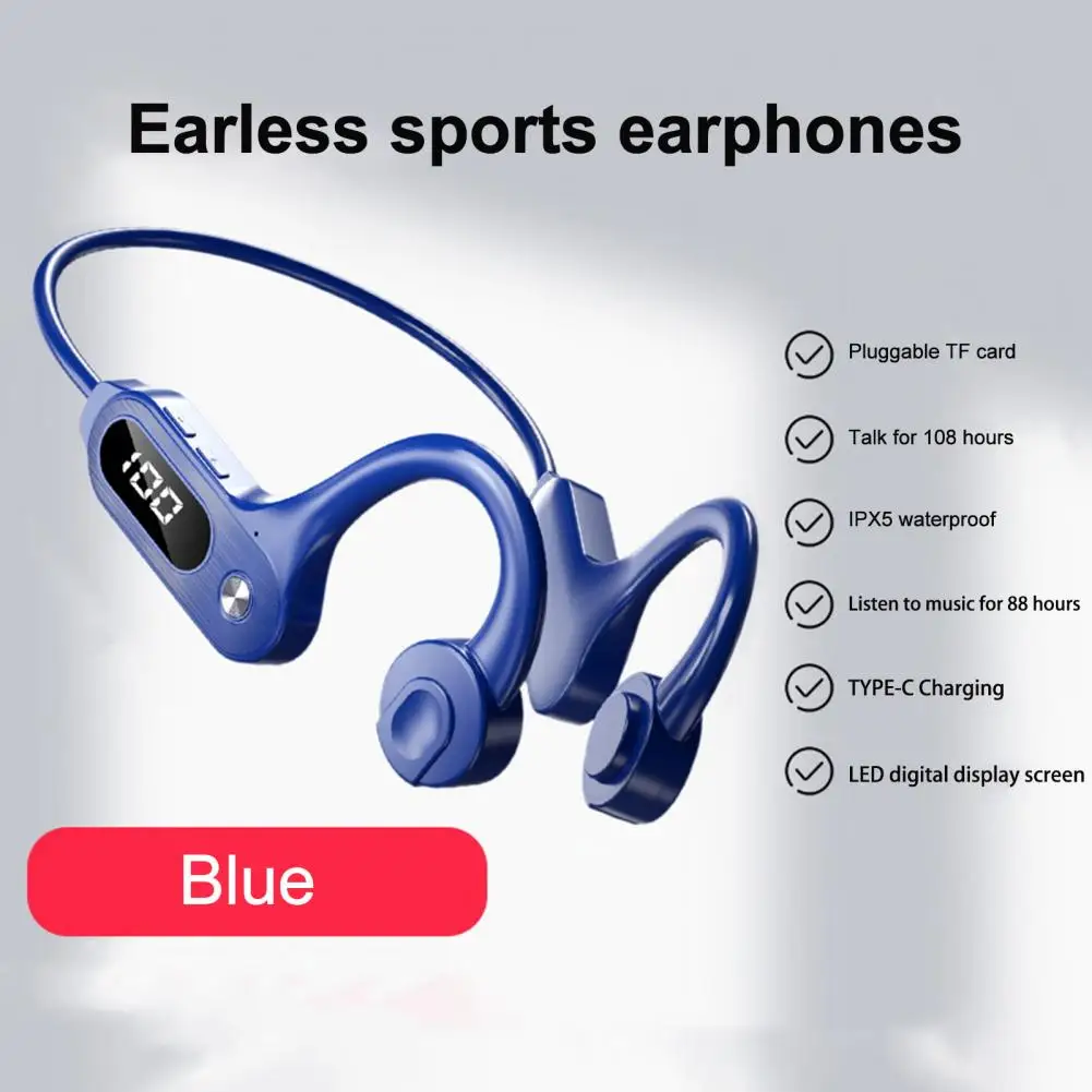 Fashionable Earphone Not In-ear Wireless Headset Stable Transmission HD-compatible Calling