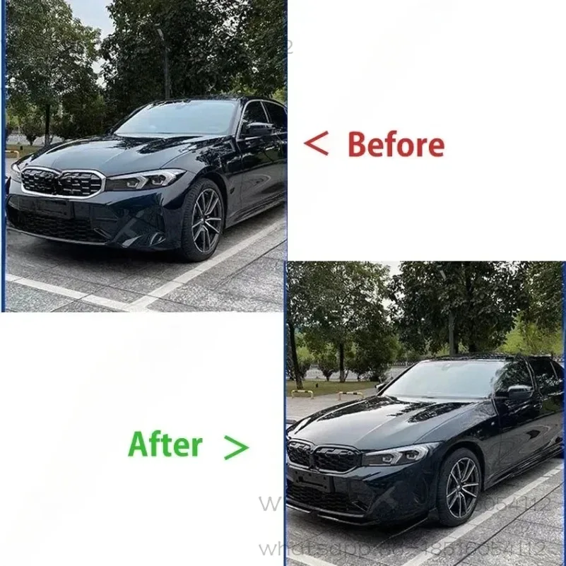 

For 3 Series G20 G28 320 325 330 Lci MP Style 2023-2024 Car Front Bumper Splitter Lip Spoiler Diffuser Guard Body Kit Cover