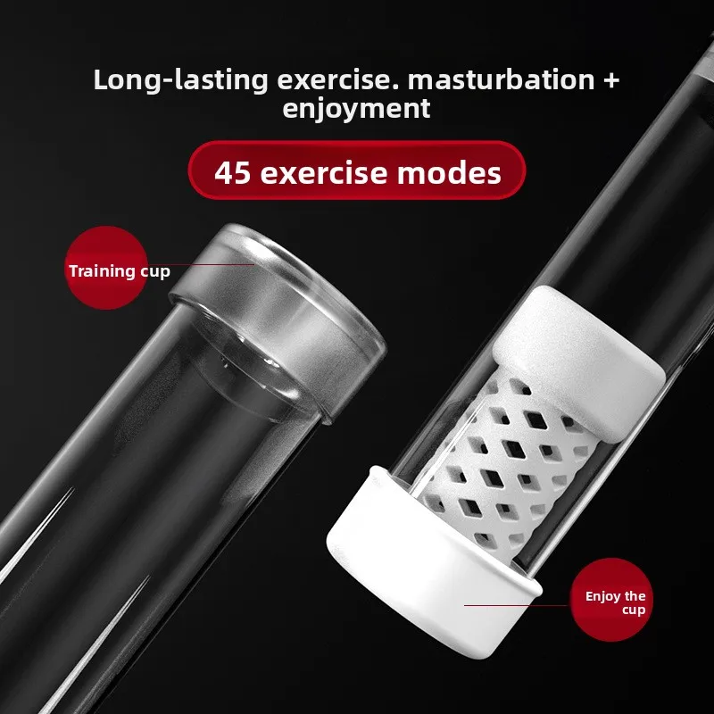 القضيب التمارين سرعة الاهتزاز الاستمناء الذكور الأعضاء التناسلية القضيب مضخة تفريغ وسائط مص توسيع ألعاب جنسية للرجال الجنس #2