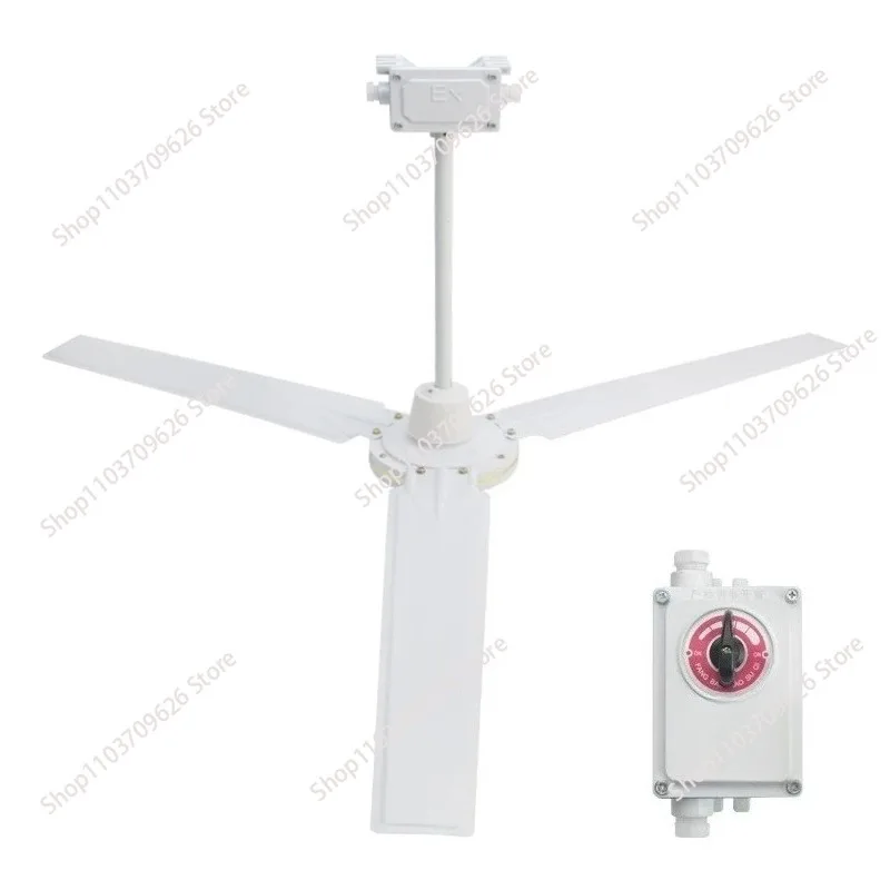 Explosion-proof ceiling fan BFC-1200/1400 ceiling type with governor pure copper core large air volume