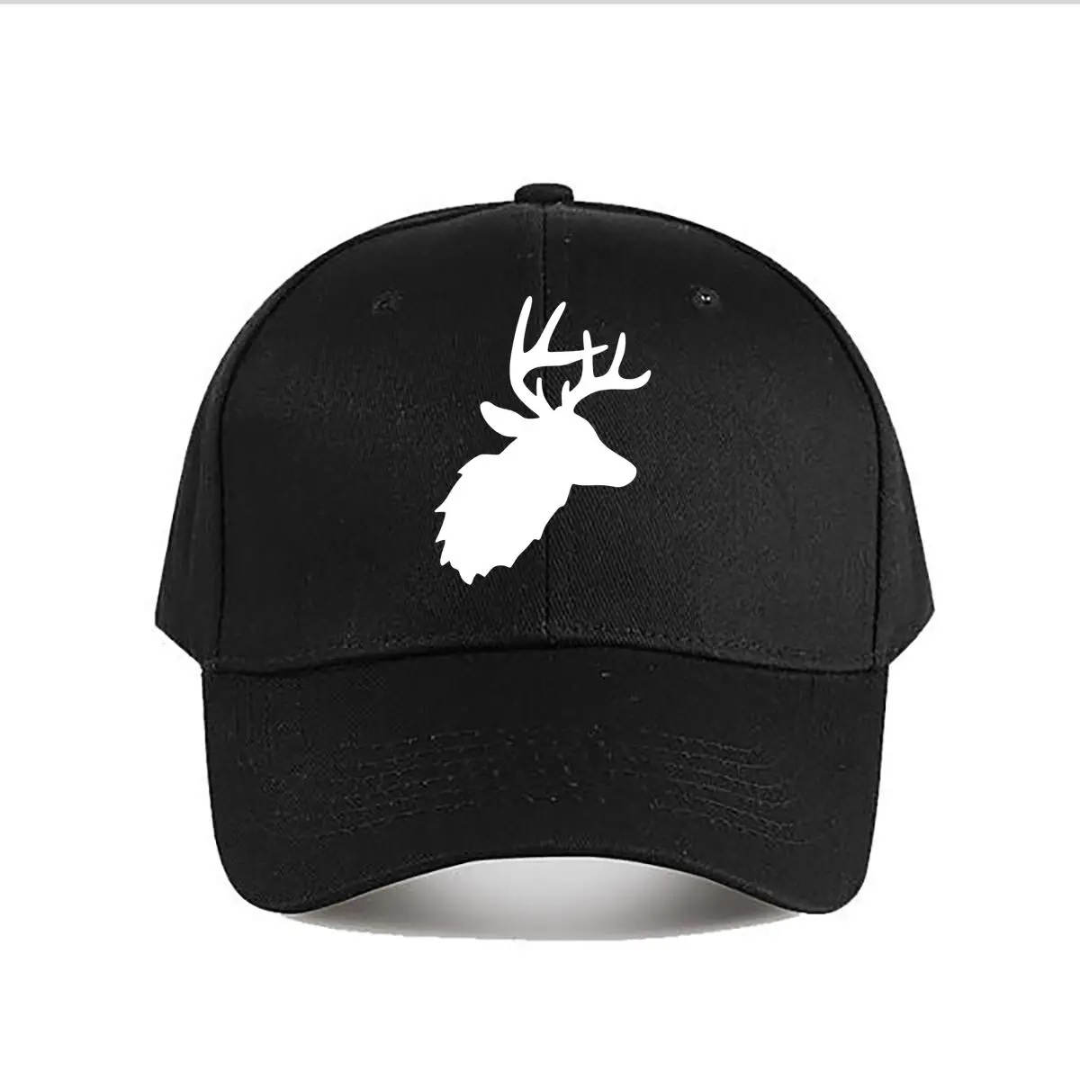 Multiple Colors Vintage Washed Cotton Deer Head Cap Baseball Cap Fashion Men Sunhat Women's Outdoor Sports Snapback Cap