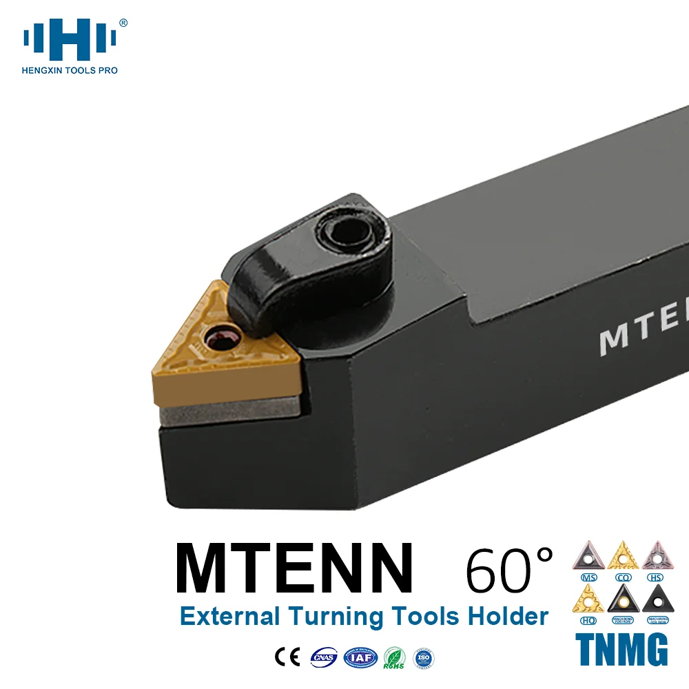 

HENGXIN MTENN1616H16 External Turning Tools Holder MTENN2020K16 MTENN2525M22 TNMG160404 inserts Lathe CNC MTENN Cutting Tools