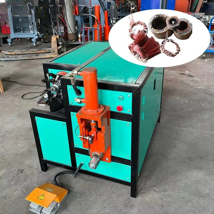 Scrap Motor Processing Machine Copper Winding Extraction Machine Motor Stator Recycling Machine